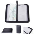 80 Sleeve Artificial Leather Tool Organizer Car Large Capacity Rectangle Storage DVD CD Bag Holder Scratch Resistant Carry Case
