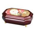 Wooden Jewellery Box with Tapestry Decoration Lid