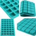 Mujiang 40 Cavities Square Caramel Candy Silicone Molds For Chocolate Truffles Mold Jelly Ice Tray Mould Cake Decorating Tools