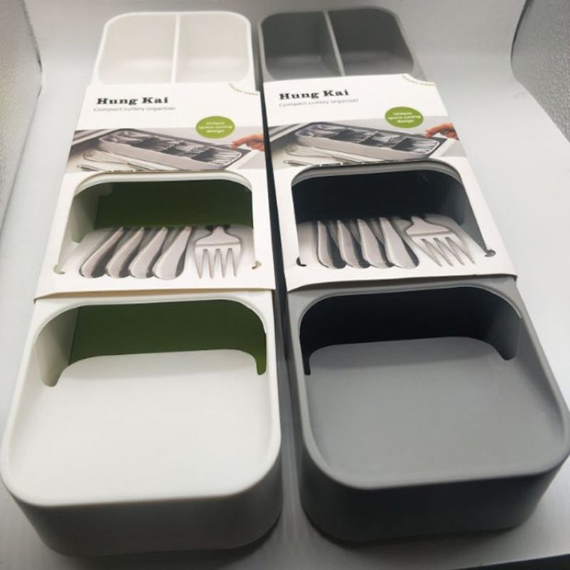 Kitchen Cutlery Storage Tray Box Knife Holder Organizer Tray Fork Rack Straw Kitchen Accessories Utensil Chopsticks Storage Case