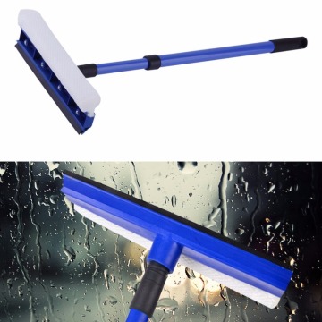 Adjust Double Sided Wipe Glass Cleaner Thick Wipe Window Cleaner Handle Adjustable Windshield Window Glass Wash Cleaner Brush