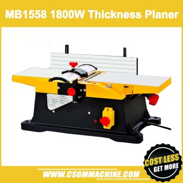 MB1558 1800W Thickness Planer/12000rpm multifunction wood jointer planer