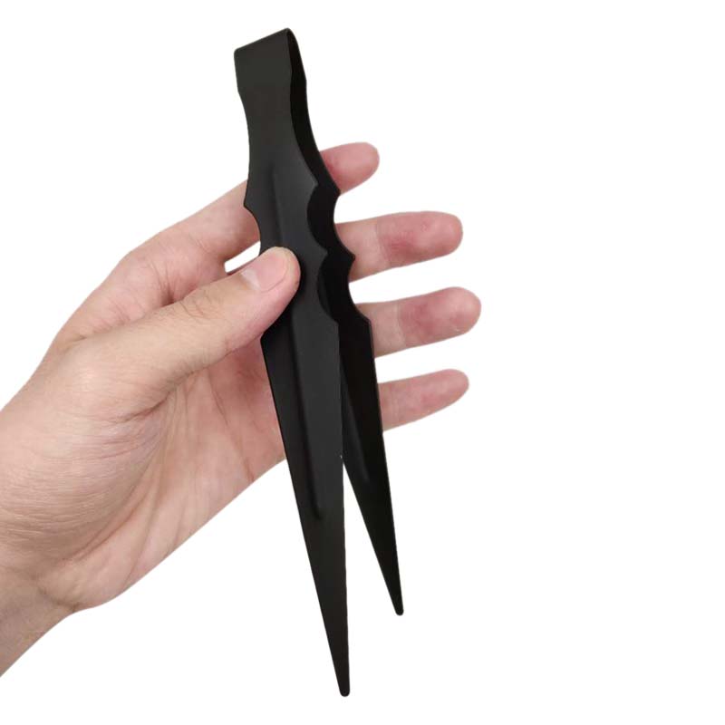 Black Frosted Lacquer Shisha Hookah Tongs Tweezers Clamp Charcoal Accessories Gadget Carbon Clip Gadget for Coal Tweezers