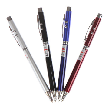 5 In 1 LED Power Point Telescopic Red Laser Pointer Teaching Tool Ball Light Pen