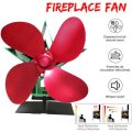 European and American Christmas Fireplace Fan thermal Supplies Stove Fan for Wood Log Burner Overheating protection