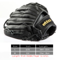 Etto Top Quality Cowhide Leather Baseball Gloves Right Hand 11.5 / 12.75 Inch Men Women Professional Baseball Equipment HOB007Y