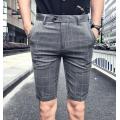 Gray Plaid Shorts
