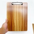 Portable A4 A5 Wooden Writing Clipboard File Hardboard Office School Stationery Clip Board