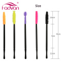 Fadvan 50Pcs/Pack Silicone Brushes Disposable Eyelash Tool Comb Mascara Wands Makeup Brushes Individual Applicator Kit for Eye