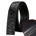 Male crocodile pattern automatic with leather and cowhide explosive fashion male belt with youth trendy trousers men belts 3.4cm