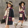 Teenage Girls Woolen Coat Girls Clothes Thick Warm Kids Jacket for Girls Winter Coat Outerwear Children Clothing 10 12 14 Year