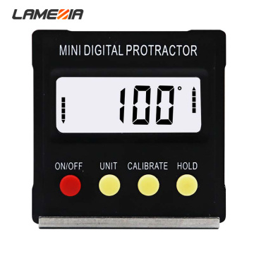 360 Degree Mini Digital Protractor Inclinometer Electronic Protractor inclinometer Box Magnetic Base Measuring Tools