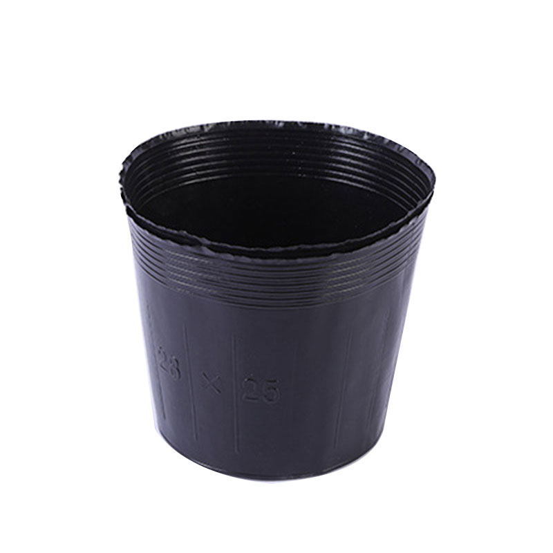 100pcs Black Nursery Box Grow Bag Nursery Pot Thickening Gardening Container Garden Supplies Wholesale Plastic Black Nursery Pot