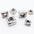 20/100pcs High Quality M3 M4 M5 M6 M8 M10 M12 DIN557 GB39 304 A2 Stainless Steel Metric Threaded Square Nut Foursquare Quadrate