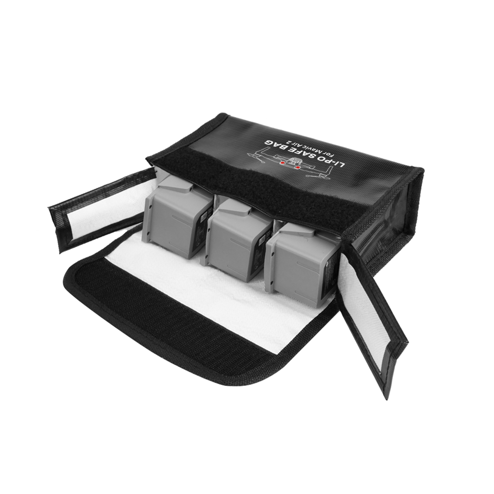 NEW LiPo Safe Bag Explosion-Proof Protective Battery Storage Bag for DJI Mavic Air 2 Drone Accessories