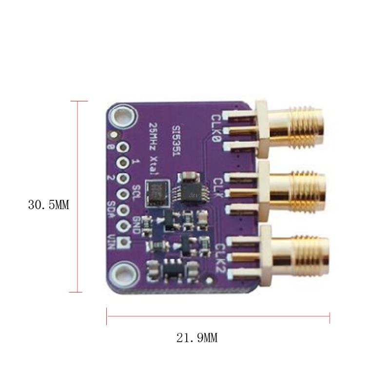 DC 3V-5V CJMCU-5351 Si5351A Si5351 I2C Clock Generator Breakout Board Module Signal Generator Clock 8KHz-160MHz