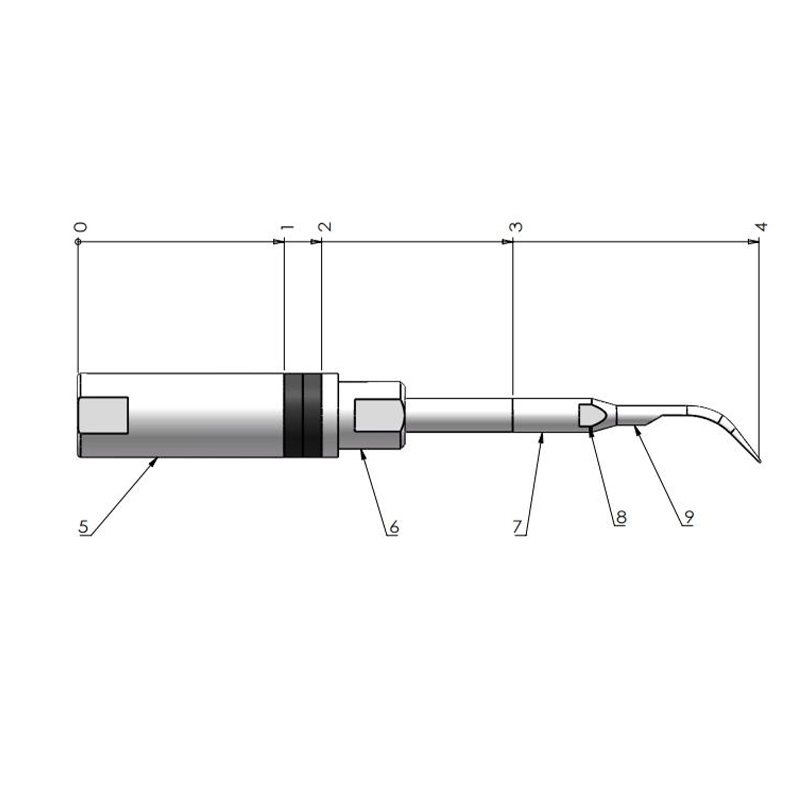 Tooth cleaning machine head