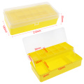 Portable Lightweight Transparent Cover Professional Double layer Sea Fishing Boxes Foldable Design Fishing Tackle Box