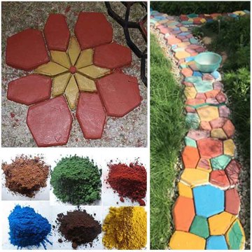 Pigment Concrete Render Mortar Cement Plastic Molds for Concrete Polyurethane Molds Floor Tile Pavement Toner Plastic Coloring