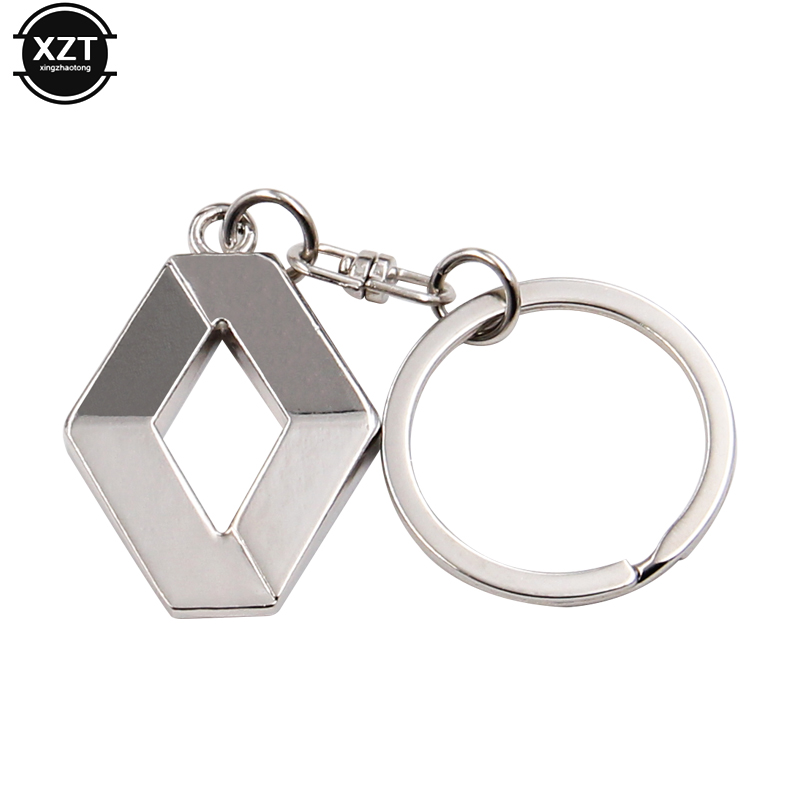 3D Metal Car Key Ring for Renault 1Pc Fashion Brand New Auto Supplies Renault Emblem Keychain Reynolds Accessories car Key Chain