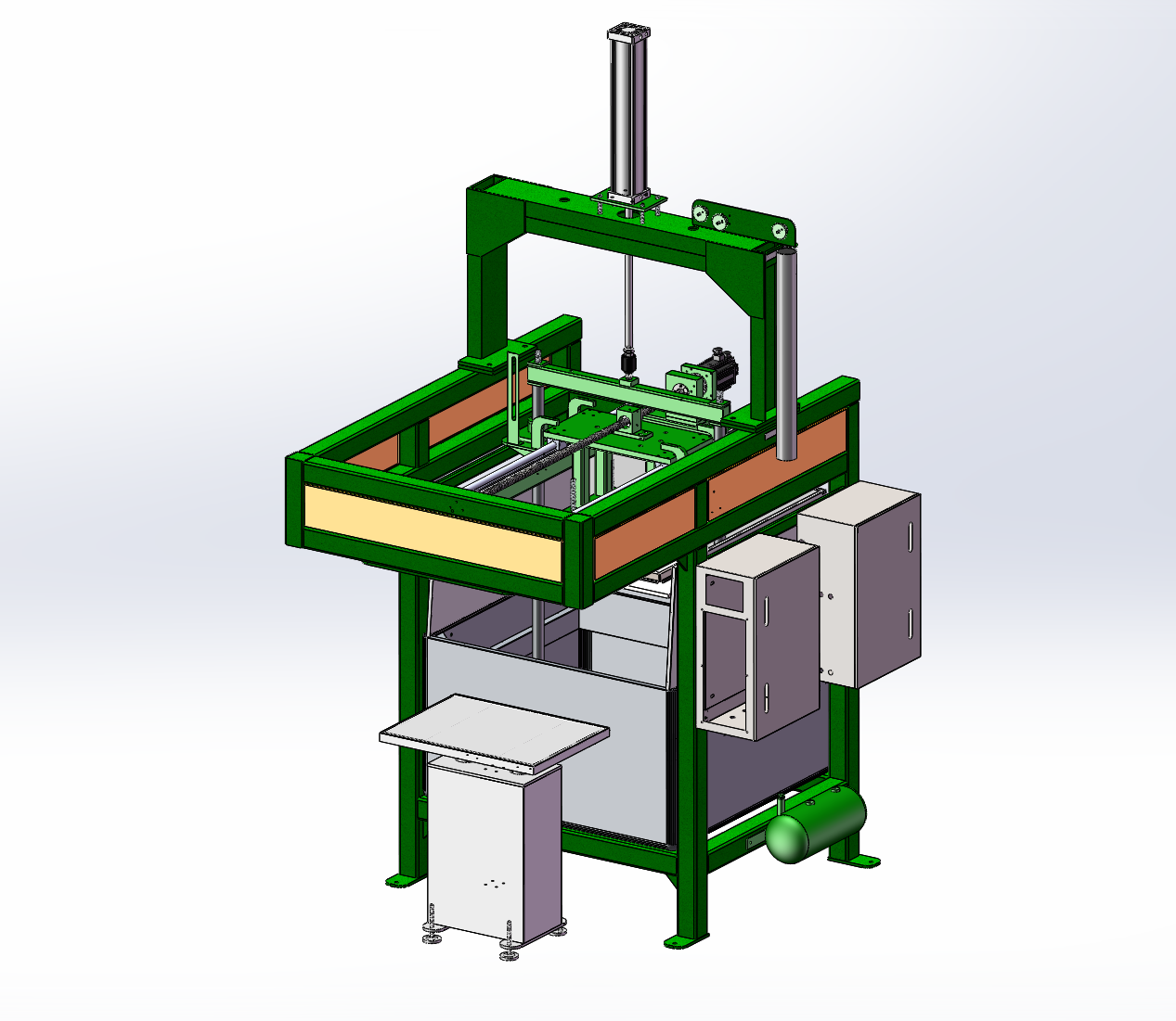Single-cylinder single-station feeding forming machine（design image）