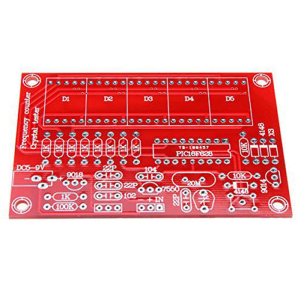 1Hz-50MHz Digital Tube Display Module Board Durable Easy Install DIY Self Assemble Small Frequency Meter Kit Crystal Measure