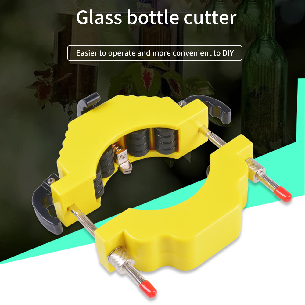 Glass Wine Beer Champagne Bottle Cutter Stainless Steel Better Cutting Control Create Glass Sculptures Catchers Flowerpot Making