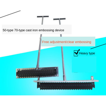 Manual Concrete Road Embossing Machine Concrete Road Embossing Roller Road Embossed Engraver Roller 50-Type