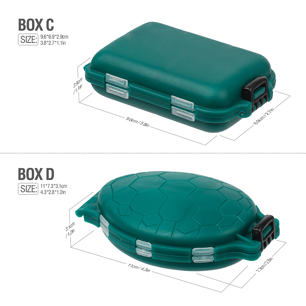 DONQL Fishing Tackle Box Compartments Storage Case for Carp Fishing Accessories Fishing Tools Box Plastic for Fishing Lure Hooks