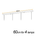 bar 60cm 4 lamps