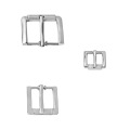 4PCS Metal Buckle Webbing Tri-Ring Buckle Curve Slider Tri-Glide Belt Ring Buckles DIY Sewing Accessories Belt Buckle