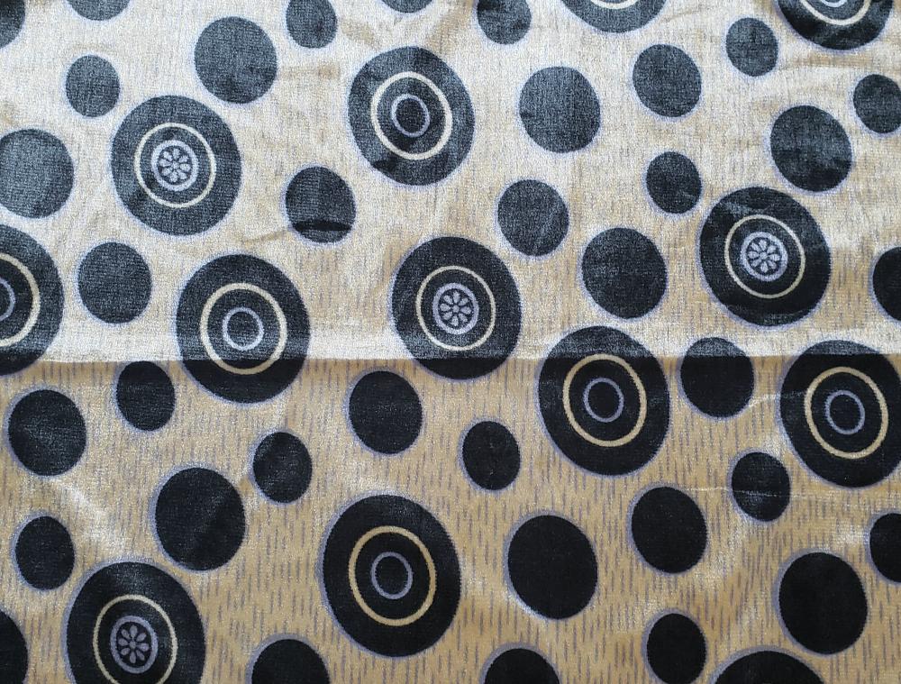 Upholstery Warp Knitting Printed Velvet Fabric