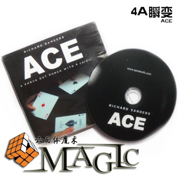 ACE (Cards and Instructions video online) by Richard Sanders / close-up stage street card magic tricks products wholesale