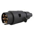 New 12V 7 Way Round Standard European Car Plug Connector Plastic Car Trailer 7 Pin Socket Plugs For Trailers Car Accessories