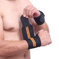 1pcs Fitness Padded Wrist Thumb Brace Strap Power Weight Lifting Hand Wrap Support Gym Training Bar Wristband