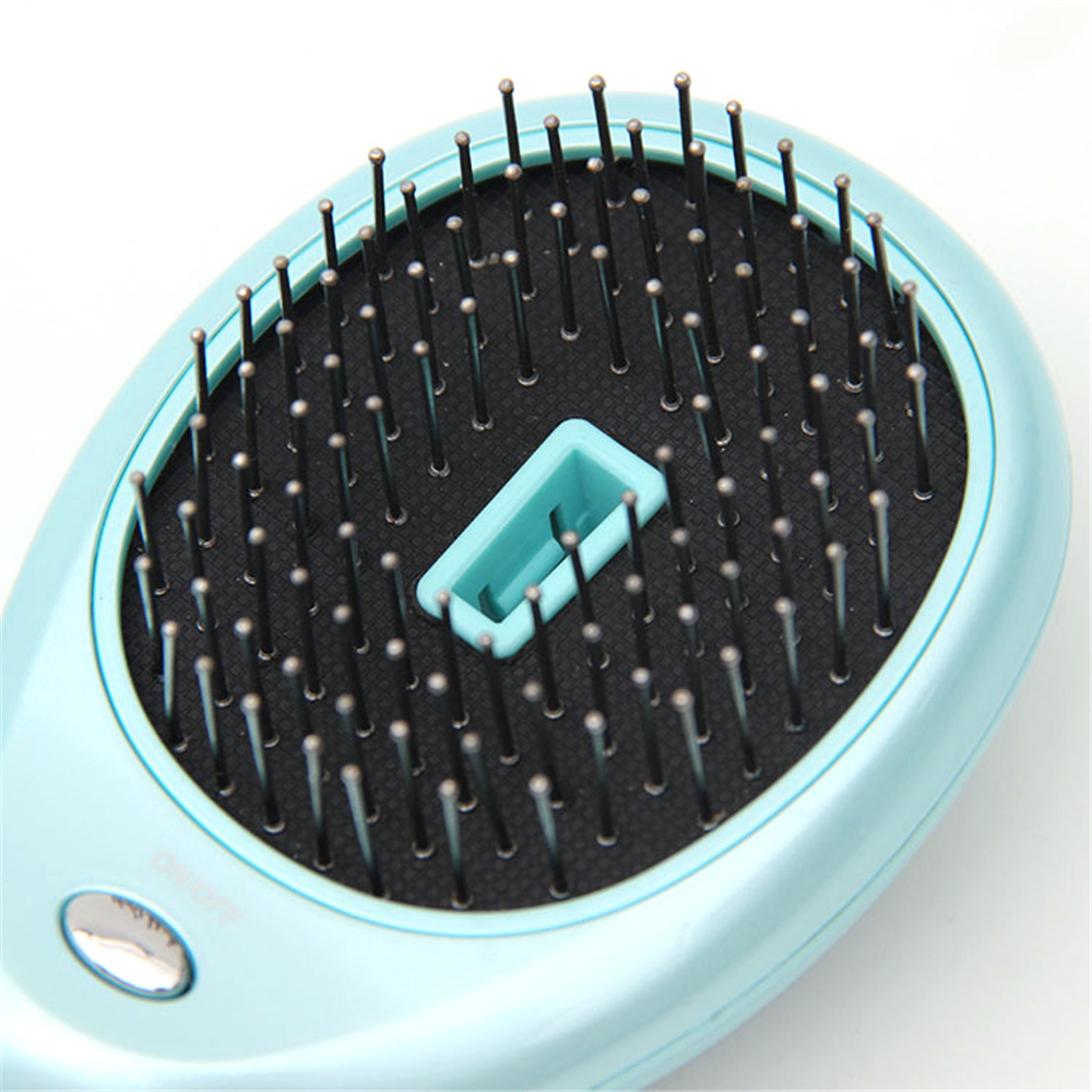 Portable Electric Hair Ionic Brush Hair Straightener Brush Negative ion comb Anti-static Massage Mini Straight Hair comb