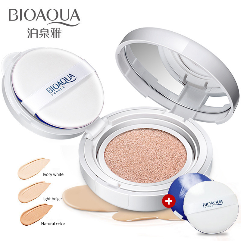 BIOAQUA Sunscreen Air Cushion BB Cream Concealer Moisturizing Foundation Whitening Makeup Bare For Face Beauty