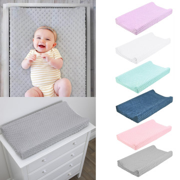 High Quality Baby Nursery Diaper Changing Pad Cover Changing Mat Cover Solid Color Cover Changing Table Cover 16x32inch