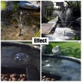 1.8W 200L/H Solar Panel Powered Water Fountain Pump For Pool Pond Garden Outdoor Submersible