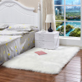 Faux Fur Rug Plush Carpet Soft Faux Sheepskin Carpet Fur Area Rugs for Bedroom Floor Bedside Shaggy Silky Rugs Rectangle