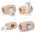 Hamster Mouse Wooden Bed House Cage Toy Wine Cask Design Rat Small Pet Toy