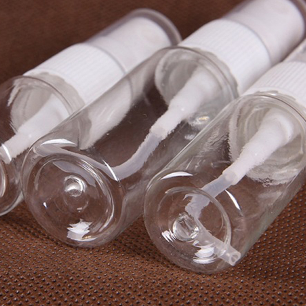 Portable Travel Transparent Plastic Empty Cosmetic Sample Spray Bottle Atomizer 5/10/15/20/30ml/40ml/60ml/80ml/100ml/120ml/200ml