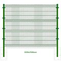 High quality galvanized powder coated 3d bending curved fence panel
