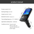 Car FM Transmitter LCD Display Wireless Bluetooth Handsfree Car MP3 Player AUX Audio Receiver USB Support TF Card / U Disk