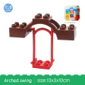 Arched swing brown