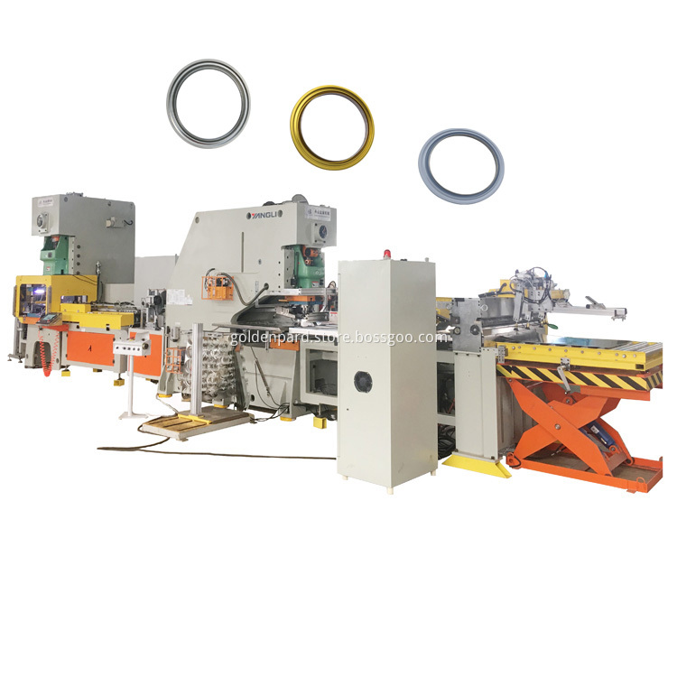 ring cap making line 