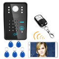MAOTEWANG Wireless WIFI RFID Password Video Door Phone Intercom System Night Vision Waterproof Access Control System + wireless