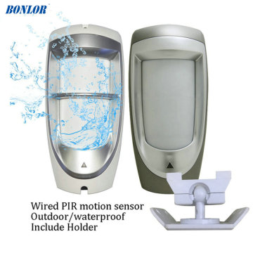(1 PCS) Outdoor Water Proof Function Burglar Alarm Paradox DG 85 Wire Type Wall-Mounted Dual PIR sensor inside Motion Detector