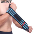 1 Pc Wrist Support Straps Wraps for Weight Lifting Fitness Gym Sport Wristbands Hand Bands 3 Colors Training Necessary