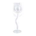 1/2Pc Creative Wine Glass Rose Flower Shape Goblet Lead-Free Red Wine Cocktail Glasses Home Wedding Party Barware Drinkware